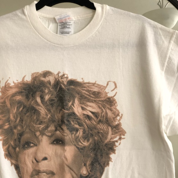 Rare Vintage 90s Tina Turner Wildest Dream Tour Hanes Tee - Picture 4 of 8